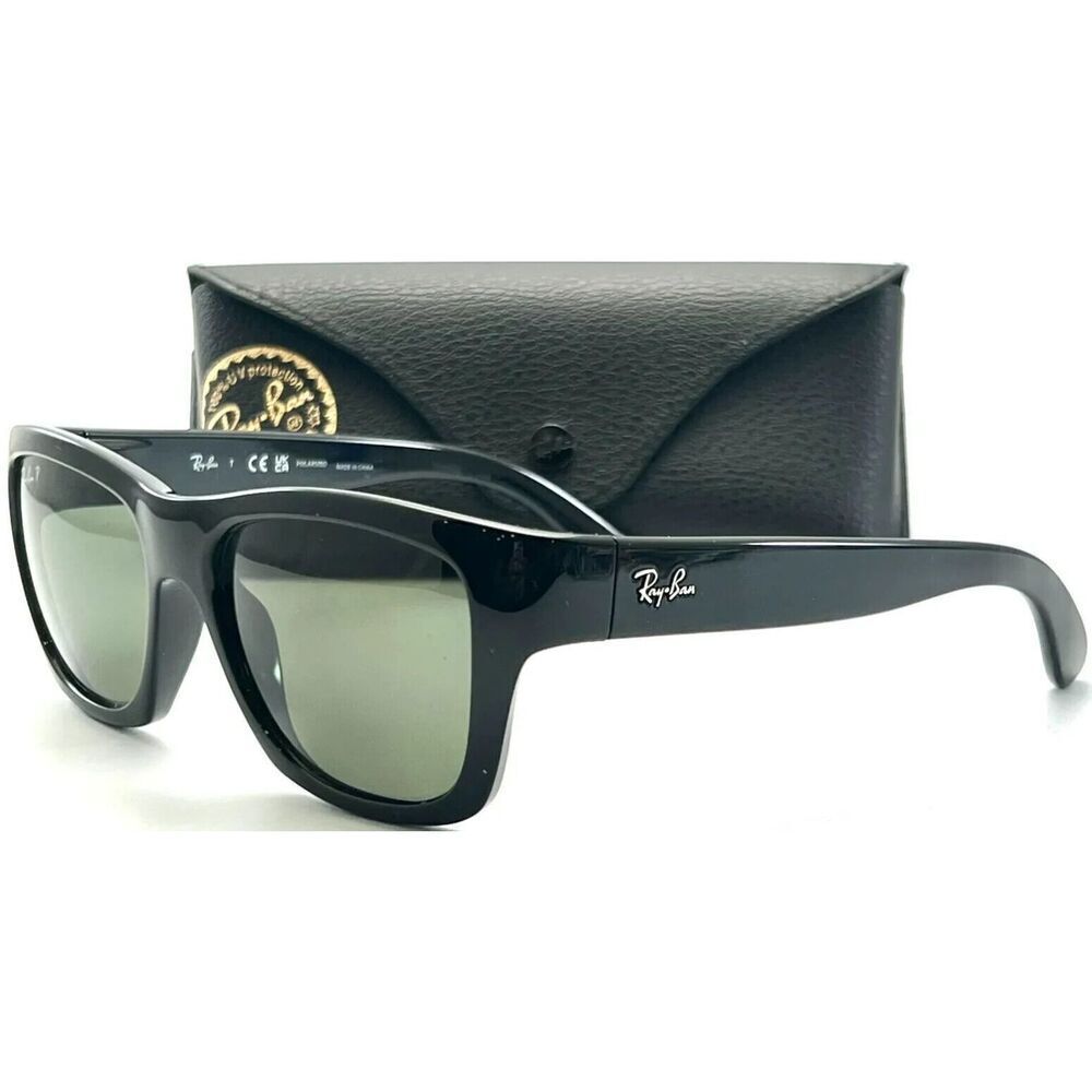 NEW RAY-BAN RB 4194 601/9A BLACK AUTHENTIC POLARIZED SUNGLASSES 53-17 140 - Picture 1 of 5